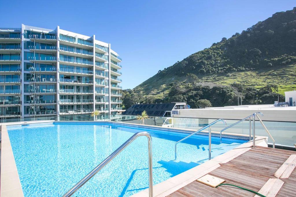 Marvelous Downtown Apartment Moments From Main Beach With Heated Pool, Gym And Parking Mount Maunganui Luaran gambar